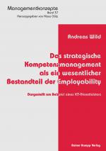 Cover-Bild Das strategische Kompetenzmanagement als ein wesentlicher Bestandteil der Employability