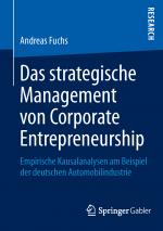 Cover-Bild Das strategische Management von Corporate Entrepreneurship