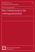 Cover-Bild Das Urheberrecht in der Andengemeinschaft