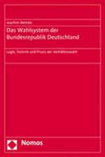 Cover-Bild Das Wahlsystem der Bundesrepublik Deutschland