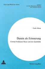 Cover-Bild Dasein als Erinnerung