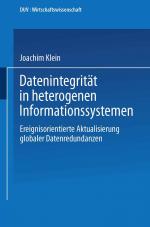 Cover-Bild Datenintegrität in heterogenen Informationssystemen