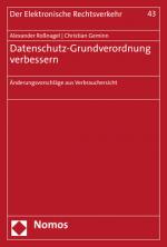 Cover-Bild Datenschutz-Grundverordnung verbessern