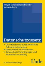 Cover-Bild Datenschutzgesetz