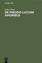 Cover-Bild De Pseudo-Luciani Amoribus