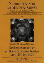 Cover-Bild Deckendekorationen emilianischer Sakralbauten von 1530 bis 1630