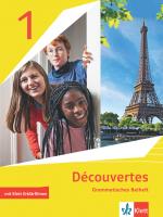 Cover-Bild Découvertes 1, Grammatisches Beiheft + E-Book