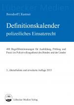 Cover-Bild Definitionskalender polizeiliches Einsatzrecht