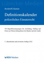 Cover-Bild Definitionskalender polizeiliches Einsatzrecht