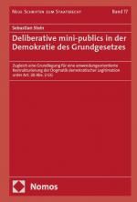 Cover-Bild Deliberative mini-publics in der Demokratie des Grundgesetzes