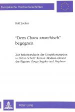 Cover-Bild «Dem Chaos anarchisch» begegnen