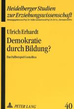 Cover-Bild Demokratie durch Bildung?