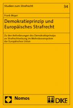 Cover-Bild Demokratieprinzip und Europäisches Strafrecht