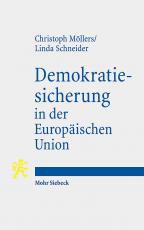 Cover-Bild Demokratiesicherung in der Europäischen Union