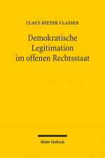 Cover-Bild Demokratische Legitimation im offenen Rechtsstaat