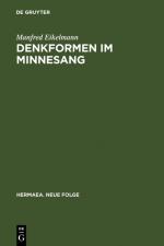 Cover-Bild Denkformen im Minnesang