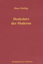 Cover-Bild Denksturz der Moderne