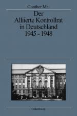 Cover-Bild Der Alliierte Kontrollrat in Deutschland 1945-1948