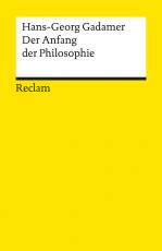 Cover-Bild Der Anfang der Philosophie