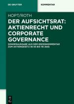 Cover-Bild Der Aufsichtsrat: Aktienrecht und Corporate Governance
