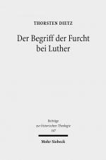 Cover-Bild Der Begriff der Furcht bei Luther