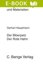 Cover-Bild Der Biberpelz und Der rote Hahn. Textanalyse und Interpretation.