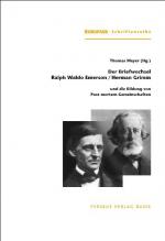 Cover-Bild Der Briefwechsel Ralph Waldo Emerson / Herman Grimm