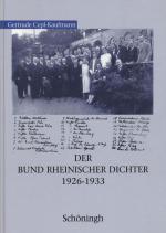 Cover-Bild Der Bund Rheinischer Dichter 1926-1933