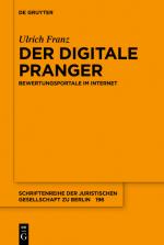 Cover-Bild Der digitale Pranger