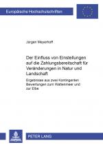 Cover-Bild Der Einfluss von Einstellungen auf die Zahlungsbereitschaft für Veränderungen in Natur und Landschaft