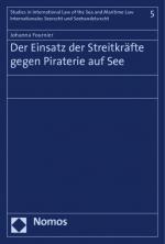 Cover-Bild Der Einsatz der Streitkräfte gegen Piraterie auf See