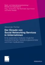 Cover-Bild Der Einsatz von Social Networking Services in Unternehmen
