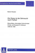 Cover-Bild «Der Essay ist die Sehnsucht nach Freiheit»