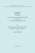 Cover-Bild Der Fastenhymnus des Prudentius (cath. 7)
