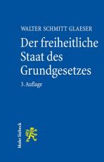 Cover-Bild Der freiheitliche Staat des Grundgesetzes