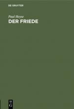 Cover-Bild Der Friede