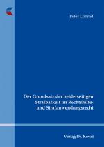 Cover-Bild Der Grundsatz der beiderseitigen Strafbarkeit im Rechtshilfe- und Strafanwendungsrecht