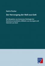 Cover-Bild Der Hervorgang der Welt aus Gott