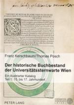 Cover-Bild Der historische Buchbestand der Universitätssternwarte Wien