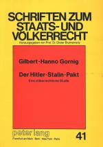 Cover-Bild Der Hitler-Stalin-Pakt