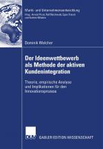 Cover-Bild Der Ideenwettbewerb als Methode der aktiven Kundenintegration