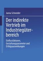 Cover-Bild Der indirekte Vertrieb im Industriegüterbereich