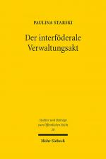 Cover-Bild Der interföderale Verwaltungsakt
