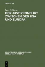 Cover-Bild Der Justizkonflikt zwischen den USA und Europa