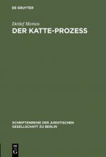 Cover-Bild Der Katte-Prozeß