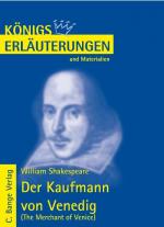 Cover-Bild Der Kaufmann von Venedig - The Merchant of Venice von William Shakespeare. Textanalyse und Interpretation.