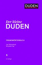 Cover-Bild Der kleine Duden - Fremdwörter