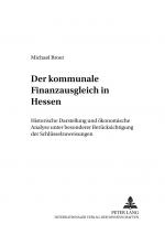 Cover-Bild Der kommunale Finanzausgleich in Hessen