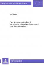 Cover-Bild Der Konsumentenkredit als absatzpolitisches Instrument des Einzelhandels