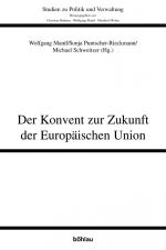 Cover-Bild Der Konvent zur Zukunft der Europäischen Union
